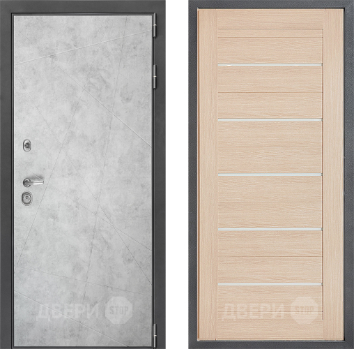 Входная металлическая Дверь Дверной континент ДК-3/743 ФЛ-46 Капучино в Истра