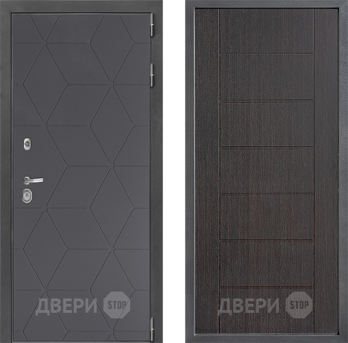 Входная металлическая Дверь Дверной континент ДК-3/744 ФЛ-Лайн Венге в Истра