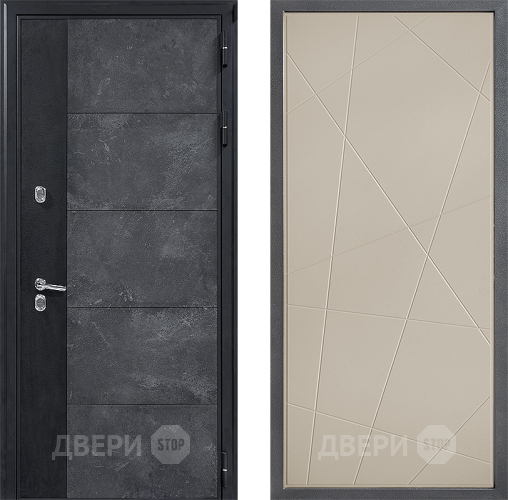 Входная металлическая Дверь Дверной континент ДК-15 Бетон ТЕРМО ФЛ-655 Капучино в Истра