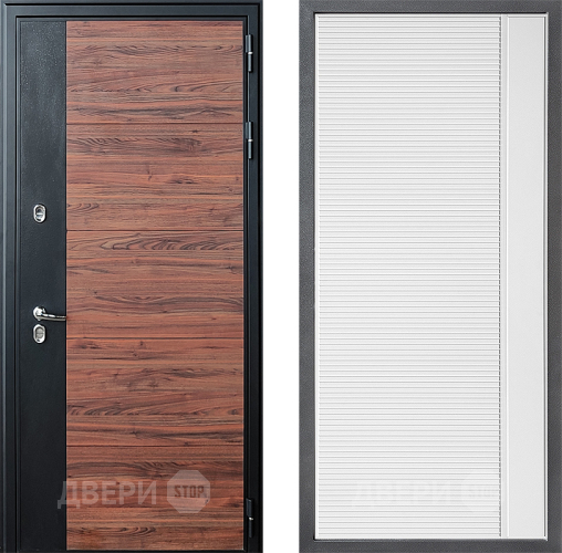 Дверь Дверной континент ДК-15 Красное Дерево ТЕРМО ФЛ-757 Белое Стекло Софт милк в Истра