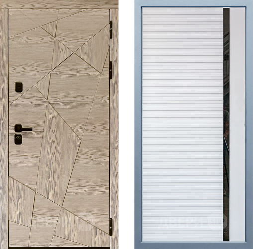 Входная металлическая Дверь Дива МД-97/1 МХ-45 Белый матовый в Истра