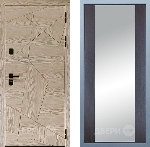 Входная металлическая Дверь Дива МД-97/1 Д-15 Зеркало Венге в Истра