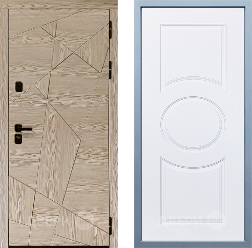 Входная металлическая Дверь Дива МД-97/1 Д-8 Белый в Истра