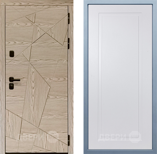 Входная металлическая Дверь Дива МД-97/1 Н-10 Белый в Истра