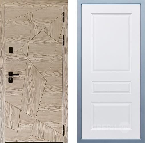 Входная металлическая Дверь Дива МД-97/1 Д-13 Белый в Истра