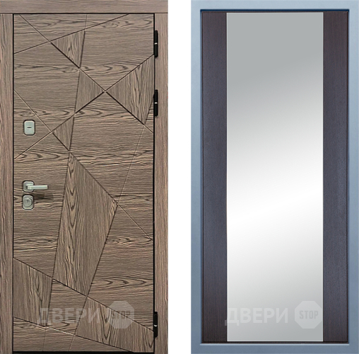 Входная металлическая Дверь Дива МД-97/2 Д-15 Зеркало Венге в Истра