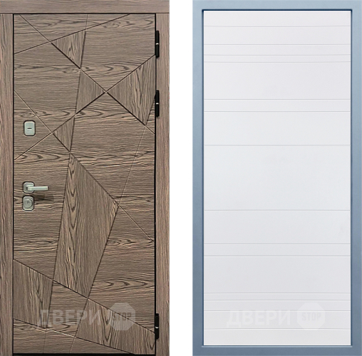 Входная металлическая Дверь Дива МД-97/2 Д-5 Белый в Истра