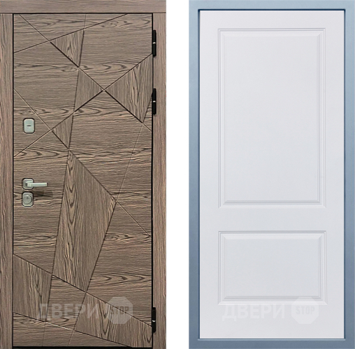 Входная металлическая Дверь Дива МД-97/2 Д-7 Белый в Истра