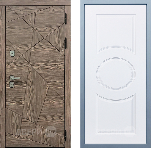 Входная металлическая Дверь Дива МД-97/2 Д-8 Белый в Истра