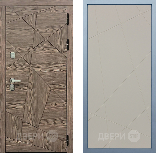 Входная металлическая Дверь Дива МД-97/2 Д-11 Шампань в Истра