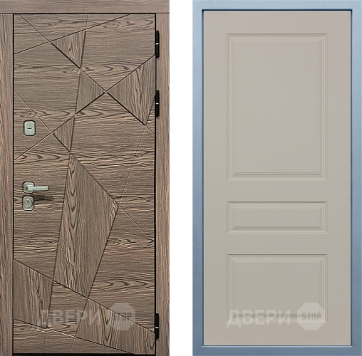 Входная металлическая Дверь Дива МД-97/2 Д-13 Шампань в Истра