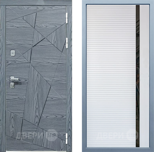 Входная металлическая Дверь Дива МД-97/3 МХ-45 Белый матовый в Истра