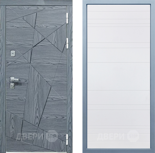 Входная металлическая Дверь Дива МД-97/3 Д-5 Белый в Истра