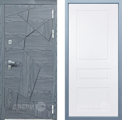 Входная металлическая Дверь Дива МД-97/3 Н-13 Белый в Истра