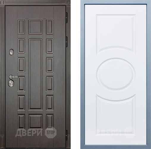 Входная металлическая Дверь Дива МД-38 Д-8 Белый в Истра