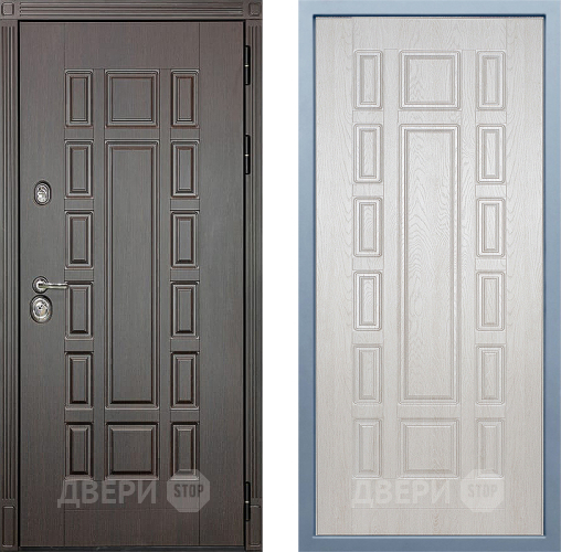 Входная металлическая Дверь Дива МД-38 М-2 Дуб филадельфия крем в Истра