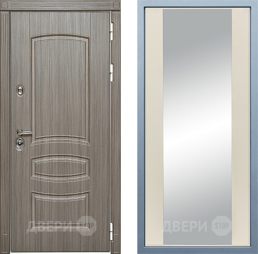 Входная металлическая Дверь Дива МД-42 Д-15 Зеркало Шампань в Истра