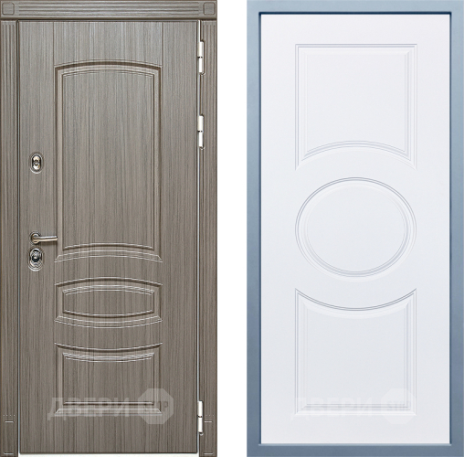 Входная металлическая Дверь Дива МД-42 Д-8 Белый в Истра