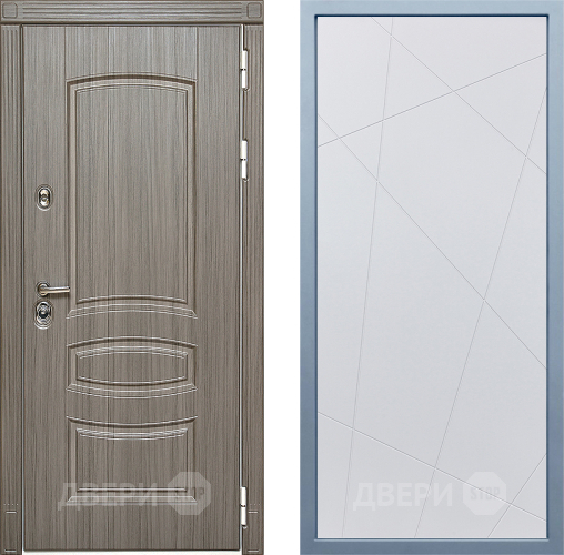 Входная металлическая Дверь Дива МД-42 Д-11 Белый в Истра