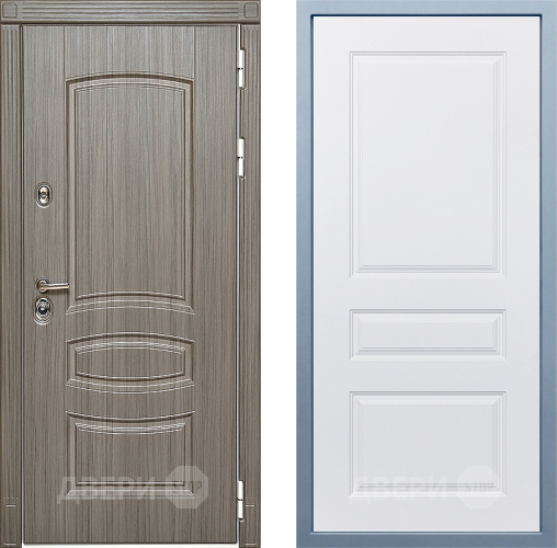 Входная металлическая Дверь Дива МД-42 Д-13 Белый в Истра