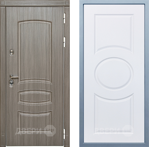 Входная металлическая Дверь Дива МД-42 М-30 Белый в Истра