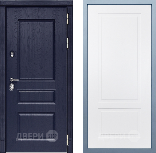 Входная металлическая Дверь Дива МД-45 Н-7 Белый в Истра