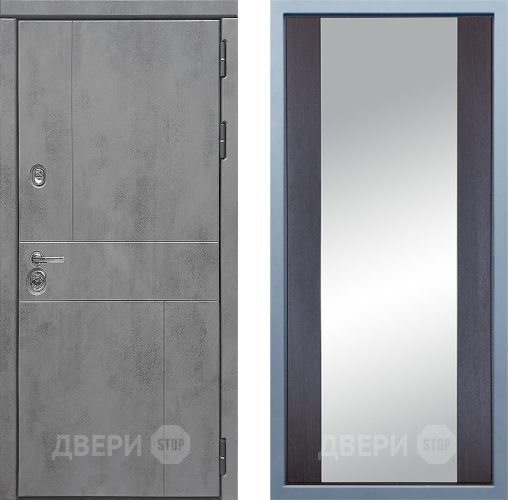 Входная металлическая Дверь Дива МД-48 Д-15 Зеркало Венге в Истра