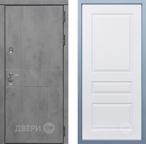 Входная металлическая Дверь Дива МД-48 Д-13 Белый в Истра