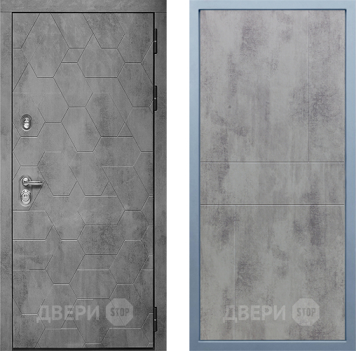 Входная металлическая Дверь Дива МД-51 М-1 Бетон темный в Истра