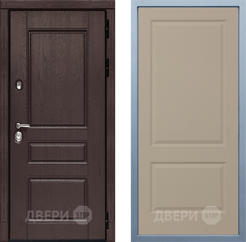 Входная металлическая Дверь Дива МД-90 Д-7 Шампань в Истра