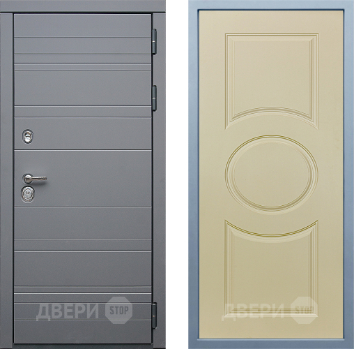 Входная металлическая Дверь Дива МД-39 Д-8 Шампань в Истра