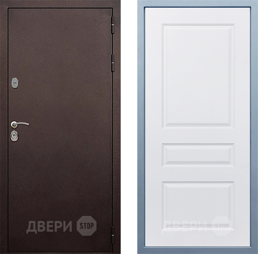 Дверь Дива МД-40 Медь Д-13 Белый в Истра