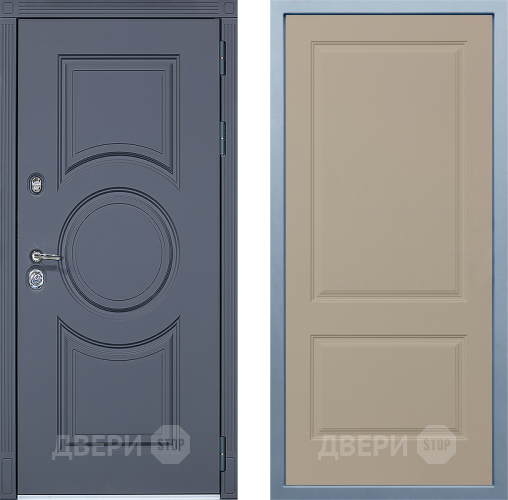 Входная металлическая Дверь Дива МХ-30 STR Д-7 Шампань в Истра