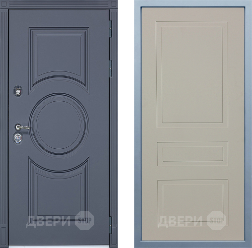 Входная металлическая Дверь Дива МХ-30 STR Н-7 Шампань в Истра