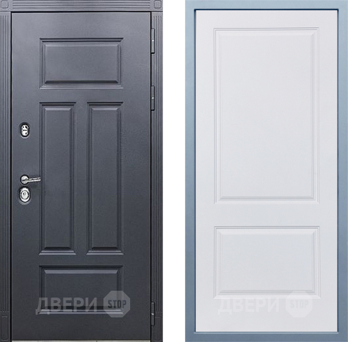 Входная металлическая Дверь Дива МХ-29 STR Д-7 Белый в Истра