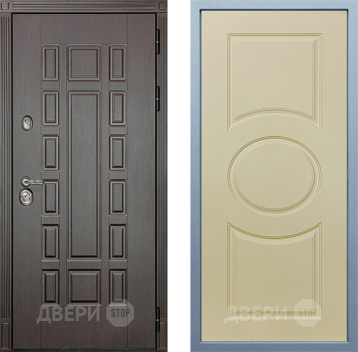 Входная металлическая Дверь Дива МХ-53 STR Д-8 Шампань в Истра