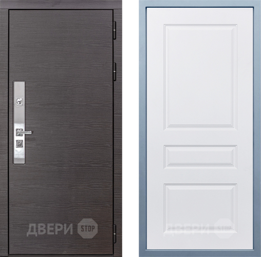 Входная металлическая Дверь Дива МХ-39 STR Д-13 Белый в Истра