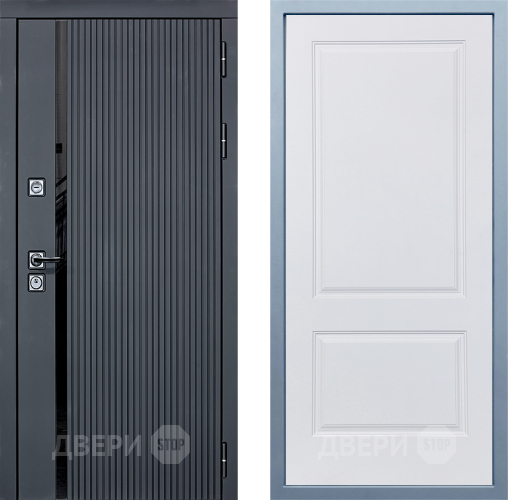 Входная металлическая Дверь Дива МХ-46 STR Д-7 Белый в Истра