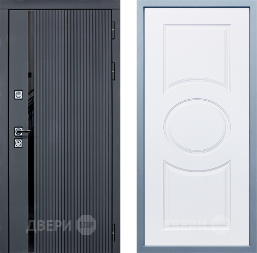 Входная металлическая Дверь Дива МХ-46 STR Д-8 Белый в Истра