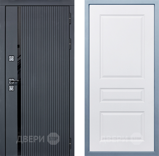 Входная металлическая Дверь Дива МХ-46 STR Д-13 Белый в Истра