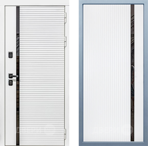 Входная металлическая Дверь Дива МХ-45 Белая STR МХ-46 Белый матовый в Истра