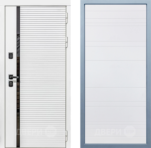 Входная металлическая Дверь Дива МХ-45 Белая STR Д-5 Белый в Истра