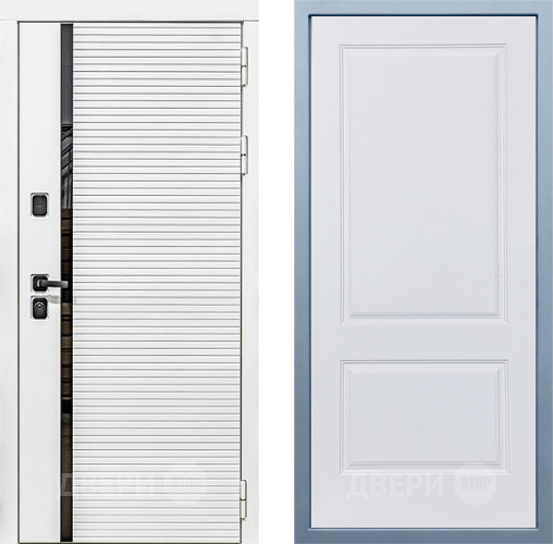 Входная металлическая Дверь Дива МХ-45 Белая STR Д-7 Белый в Истра