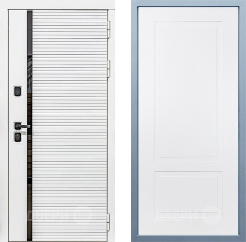 Входная металлическая Дверь Дива МХ-45 Белая STR Н-7 Белый в Истра