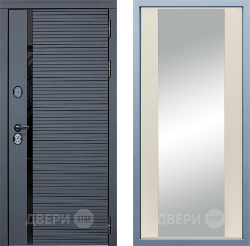 Входная металлическая Дверь Дива МХ-45 STR Д-15 Зеркало Шампань в Истра