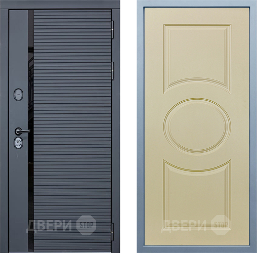 Входная металлическая Дверь Дива МХ-45 STR Д-8 Шампань в Истра