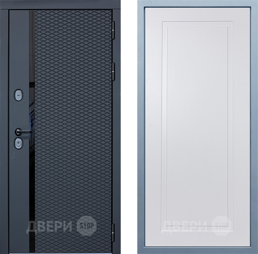 Входная металлическая Дверь Дива МХ-47 STR Н-10 Белый в Истра