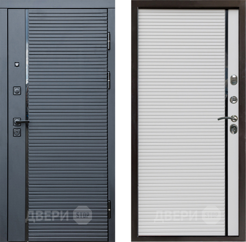 Входная металлическая Дверь Престиж Черная Линия Porte Белый в Истра