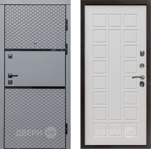 Входная металлическая Дверь Престиж Ромб Престиж Бежевый мат в Истра