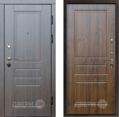 Входная металлическая Дверь Престиж Классика Венге Классика Дуб в Истра